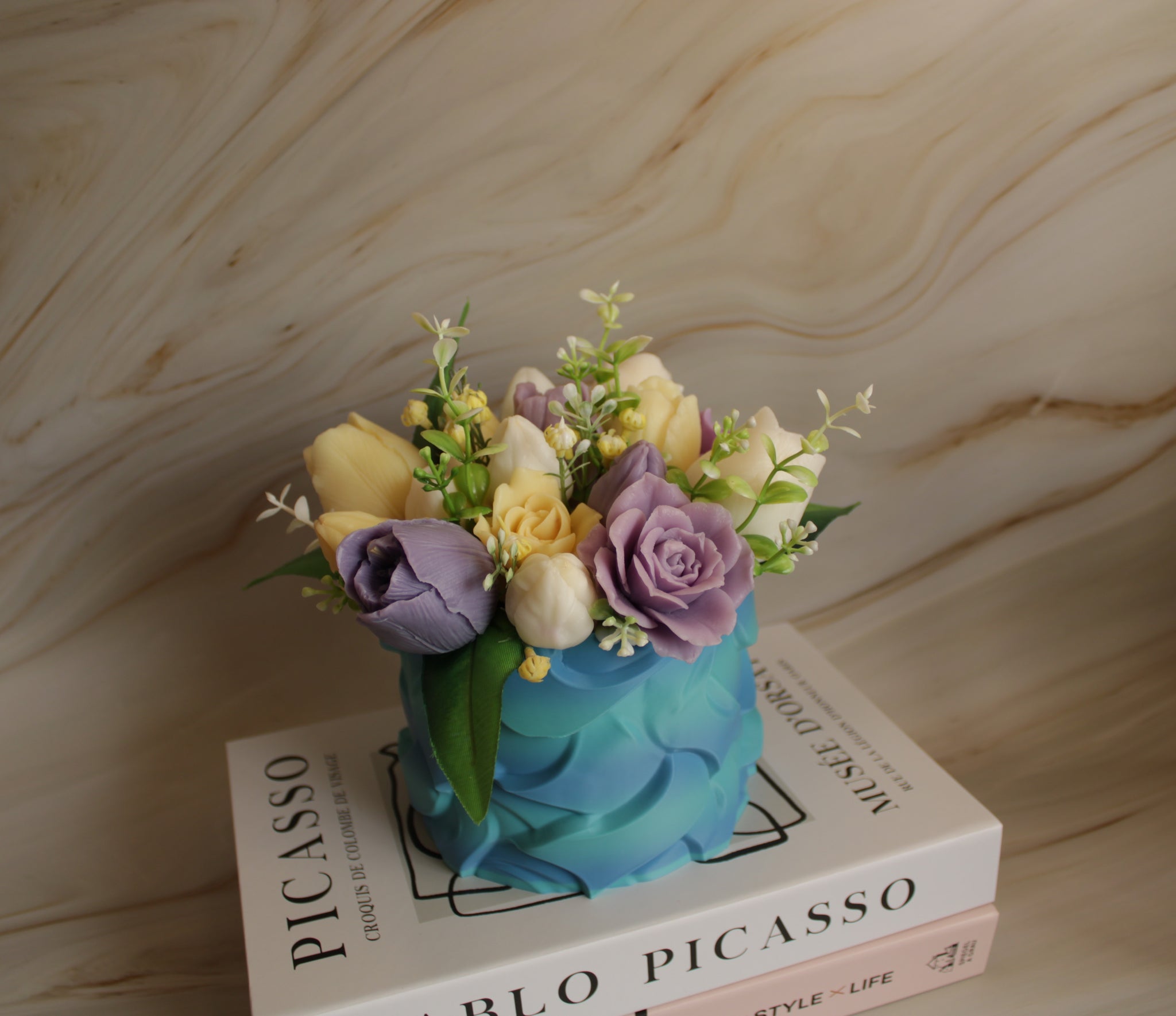 Muilo gėlių puokštė didelė