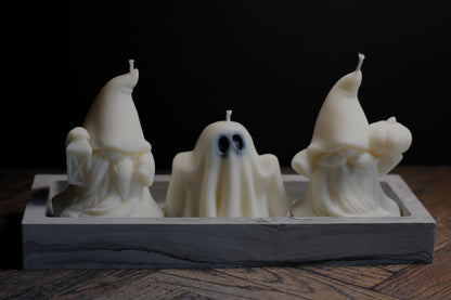 Sojų vaško žvakės su padėkliuku