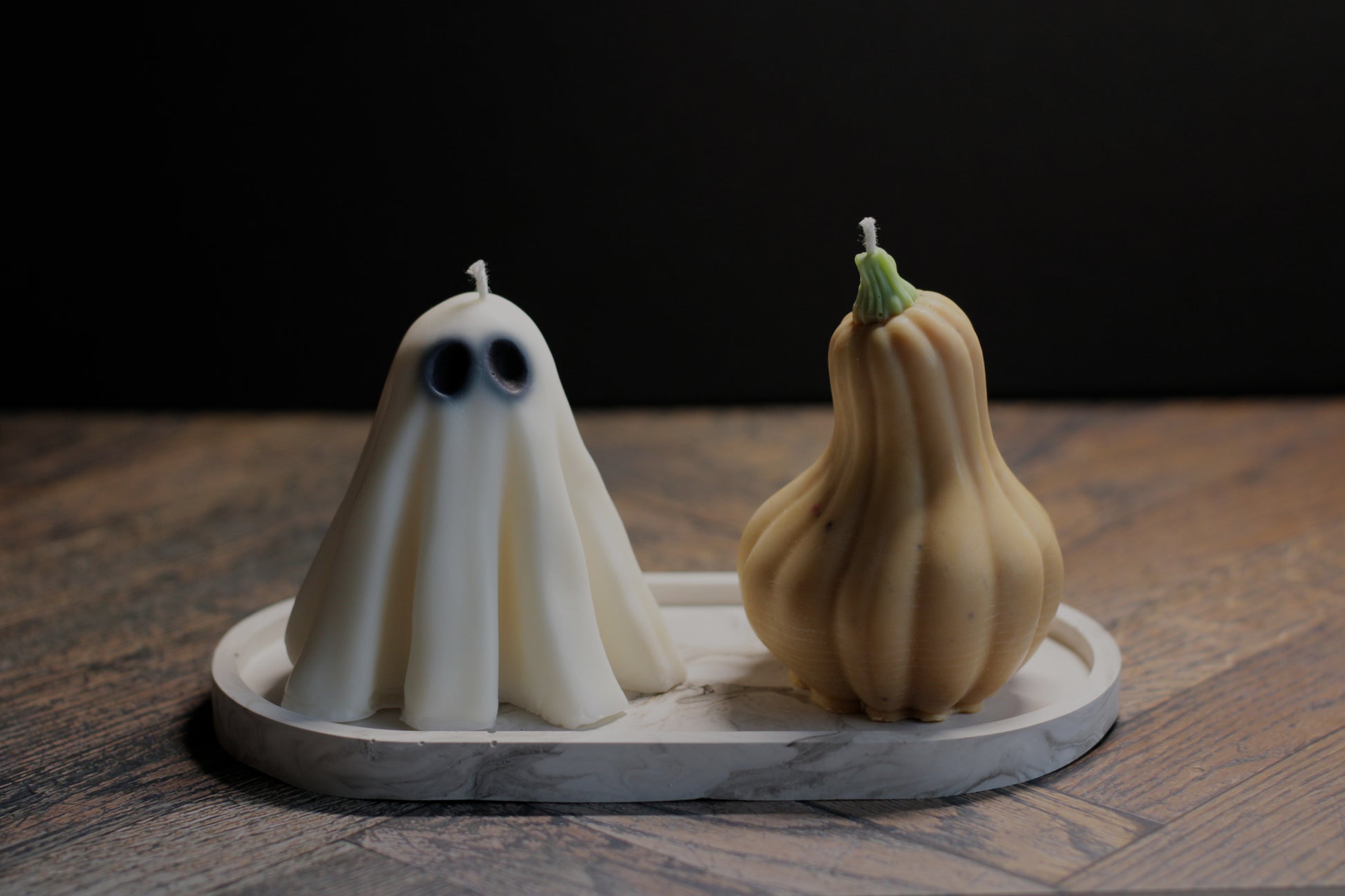 Sojų vaško žvakės su padėkliuku