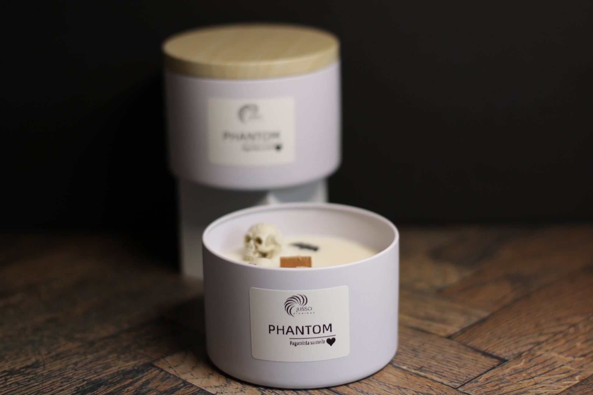 Kvepianti sojų vaško žvakė