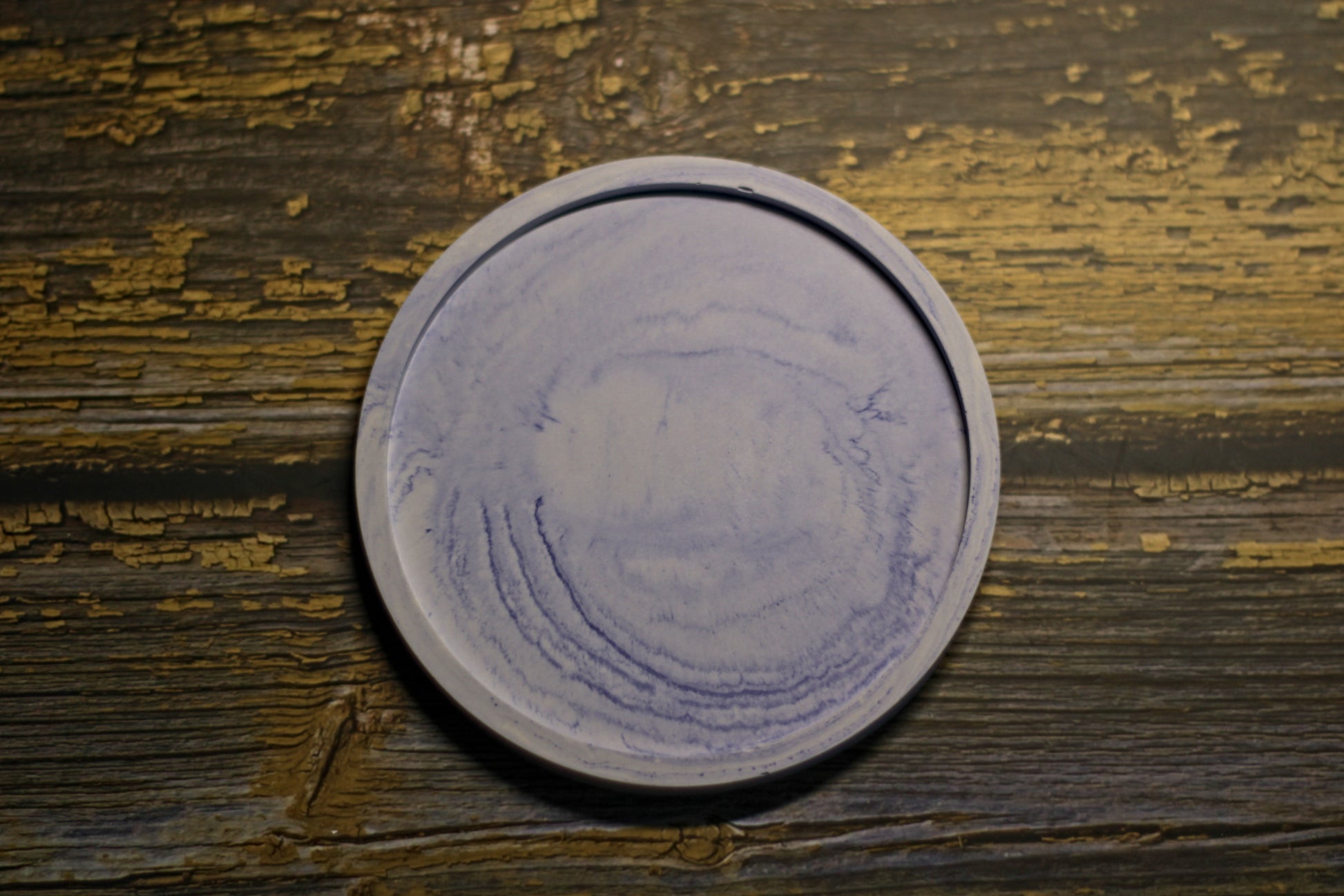 Akrilinis padėkliukas žvakėms didelis apvalus