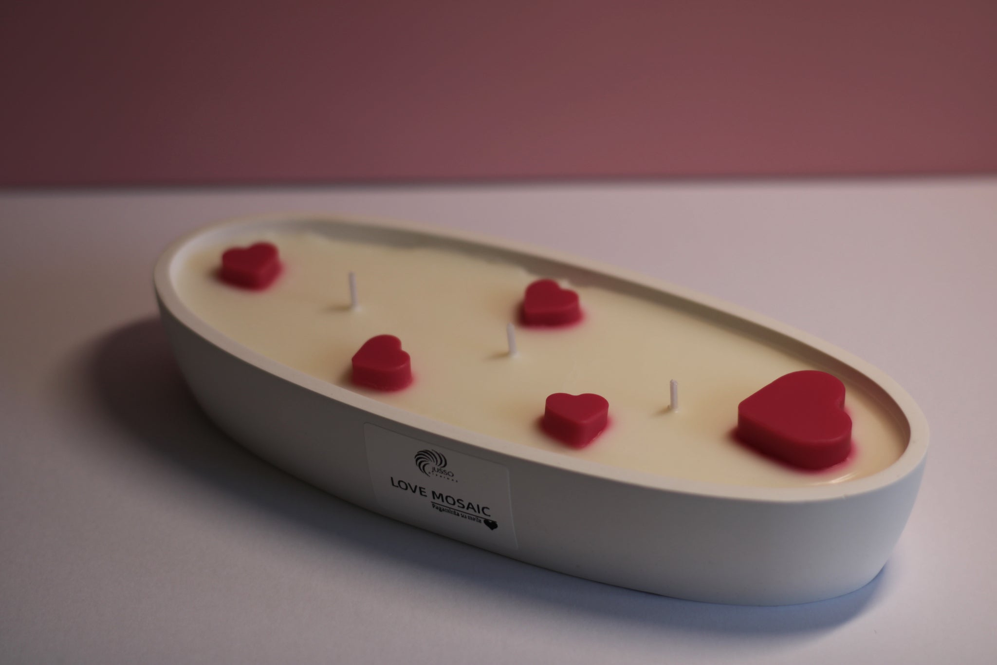 Kvepianti sojų vaško žvakė pailga didesnė