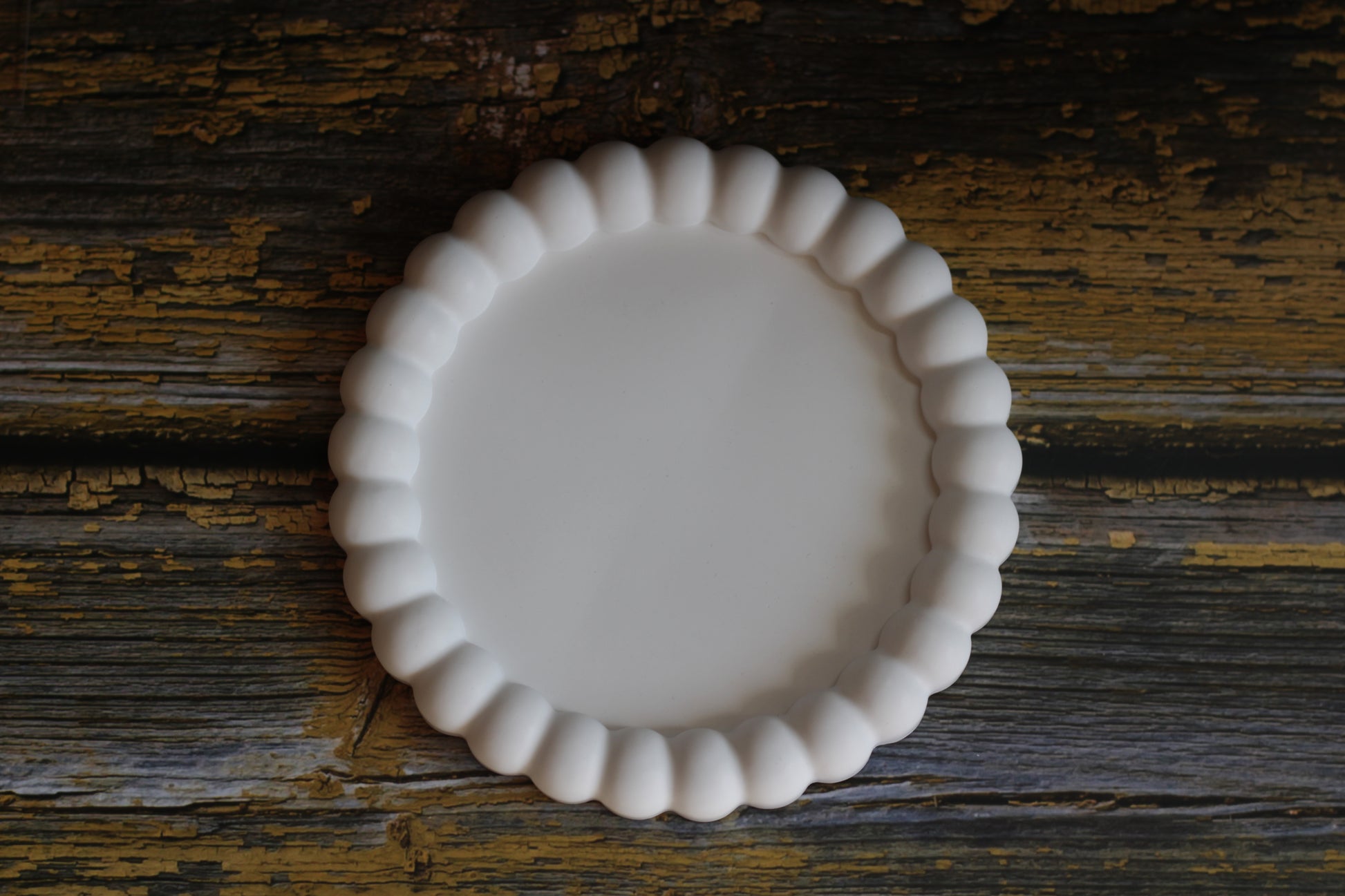 Akrilinis padėkliukas žvakėms apvalus su kraštais