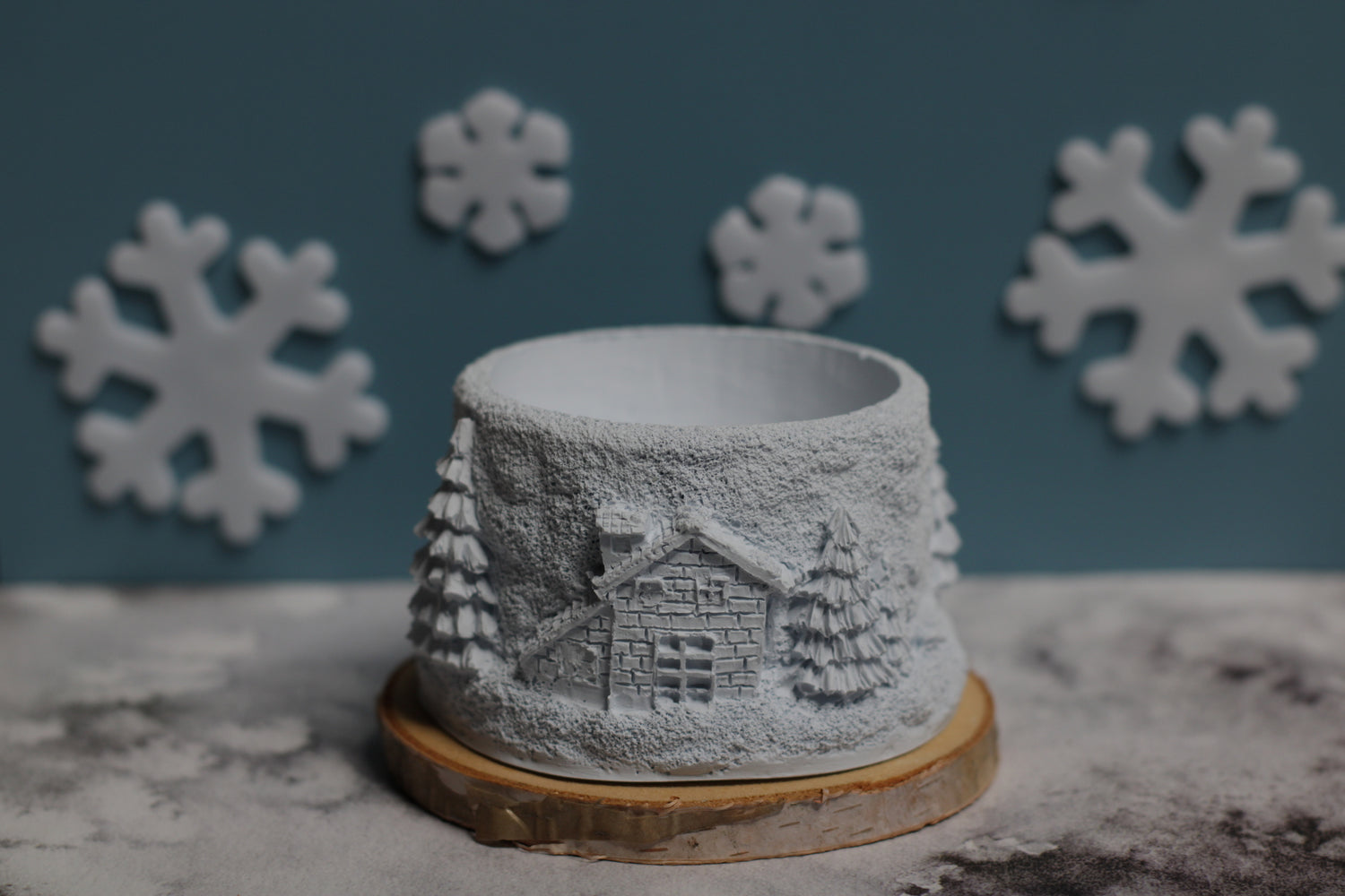 Žvakidė Sniego miestelis