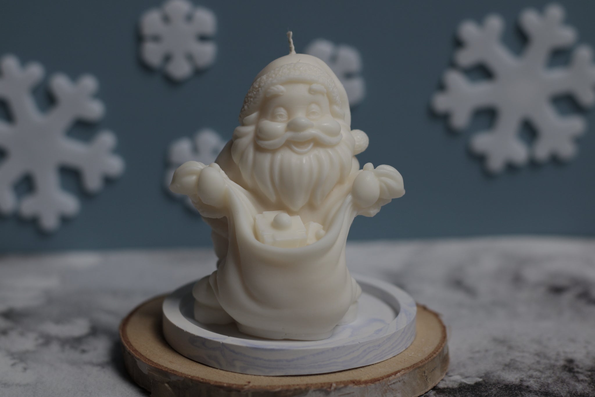 Dekoratyvinė sojų vaško žvakė STEBUKLINGASIS NYKŠTUKAS