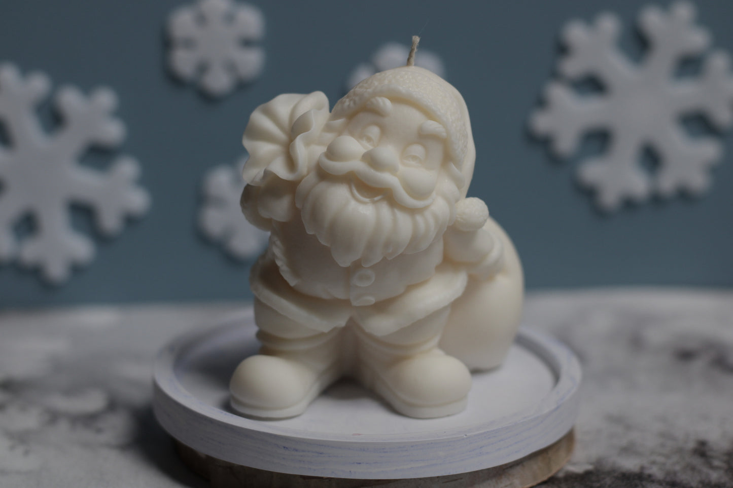 Dekoratyvinė sojų vaško žvakė LINKSMASIS NYKŠTUKAS