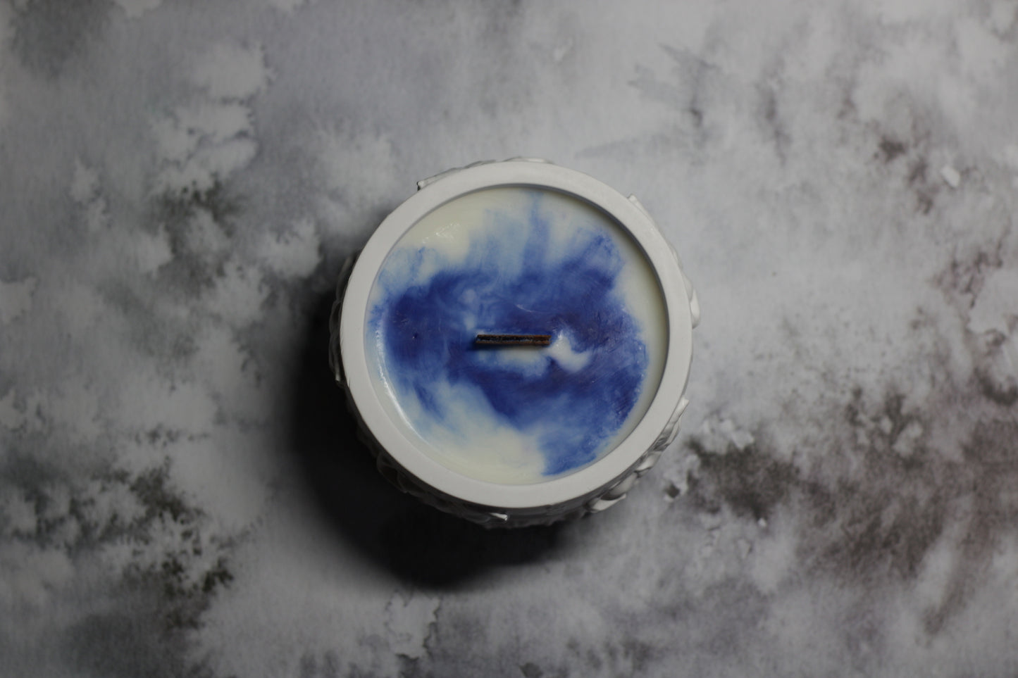 Rankų darbo kvepianti sojų žvakė Karuselė