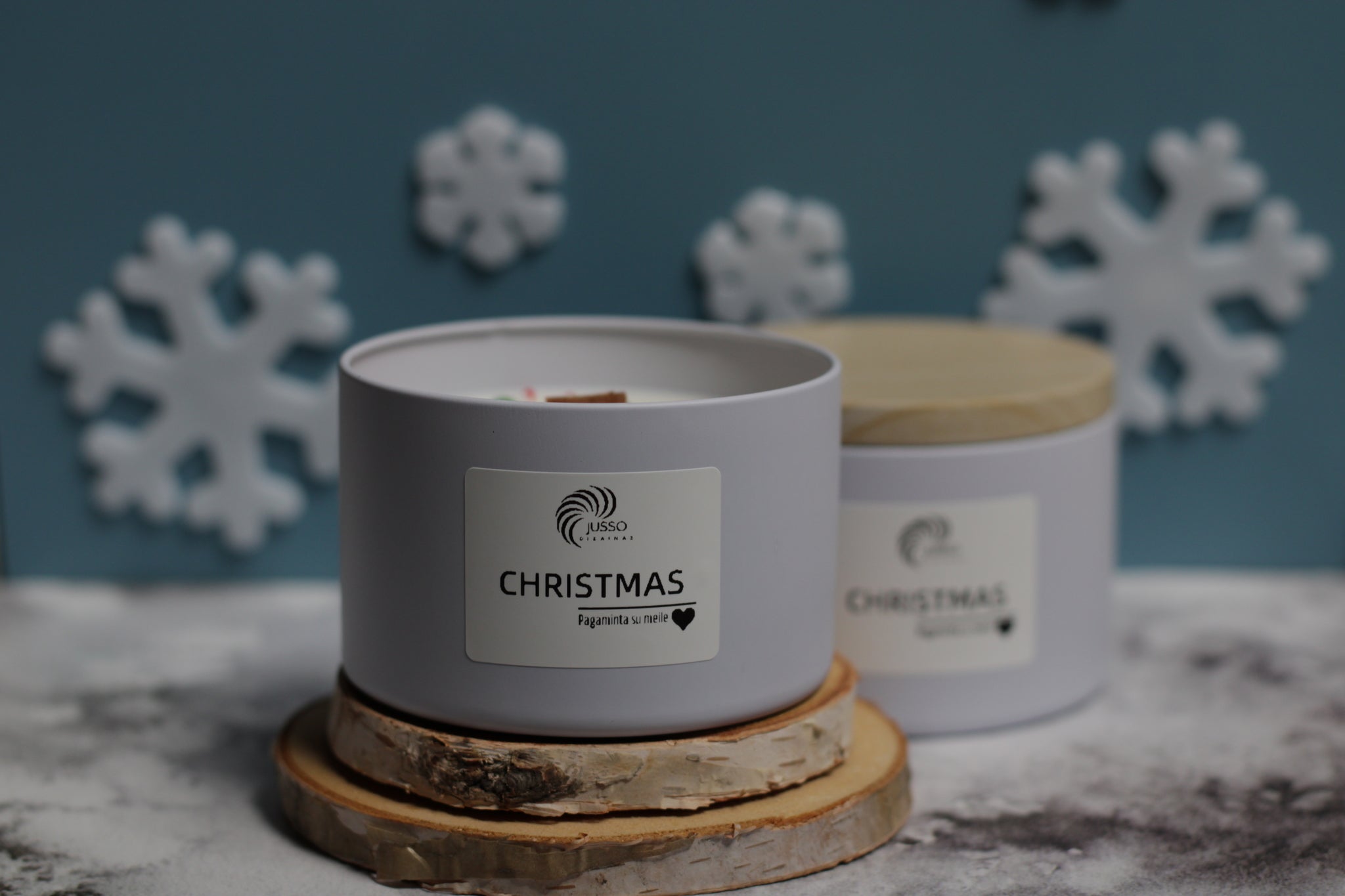 Sojų vaško žvakė Christmas