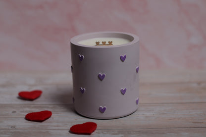 LOVE NOTES – kvepianti sojų vaško žvakė interjero akcentui