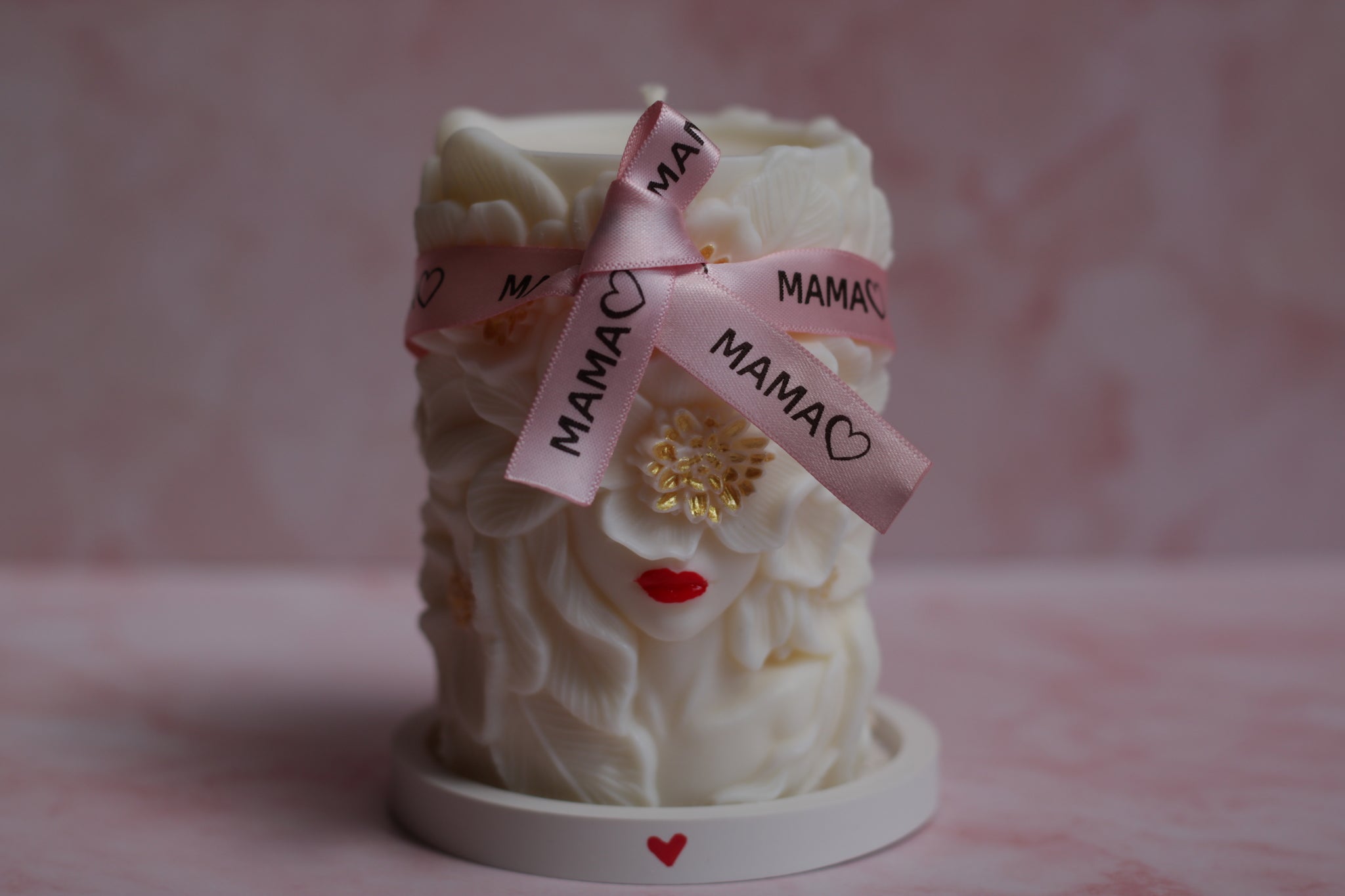 Dekoratyvinė sojų vaško žvakė Frėja rankų darbo